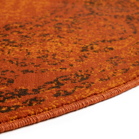 Ankara Elegance Collection Area Rug -  Mardin (Terracotta)