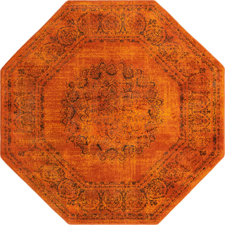 Ankara Elegance Collection Area Rug -  Mardin (Terracotta)