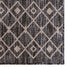 Seaside Lattice Collection Area Rug -  Pergola (Charcoal Gray)