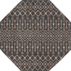 Garden Lattice Oasis Collection Area Rug -  Pergola (Charcoal Gray) Octagon Charcoal Gray Main