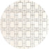 Hollywood Luxe Collection Area Rug -  Beverly (White Silver)