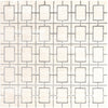 Hollywood Luxe Collection Area Rug -  Beverly (White Silver) Square White Silver  lifestyle 17