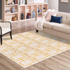 Hollywood Luxe Collection Area Rug -  Beverly (White Gold) Square White Gold  lifestyle 53