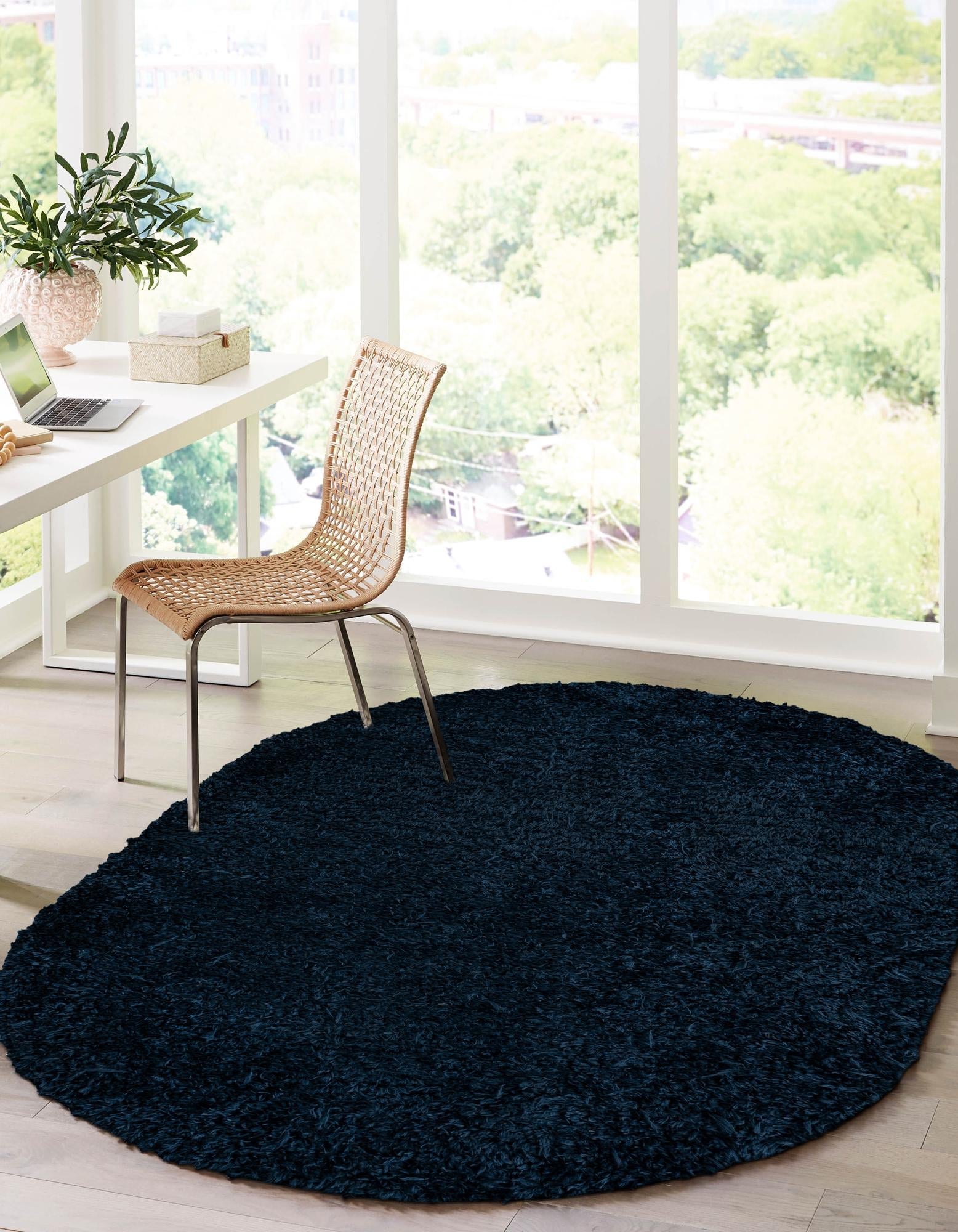 Majestic Manor Collection Area Rug - Versailles (Aegean Blue)