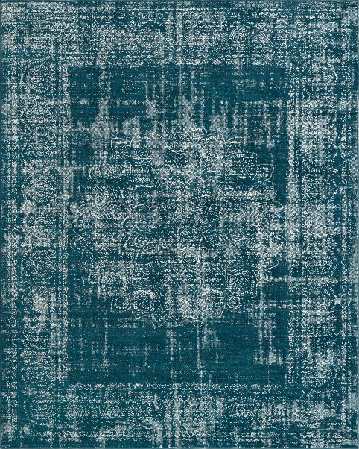 Copenhagen Comfort Collection Area Rug -  Ribe Rectangle Dark Teal Main