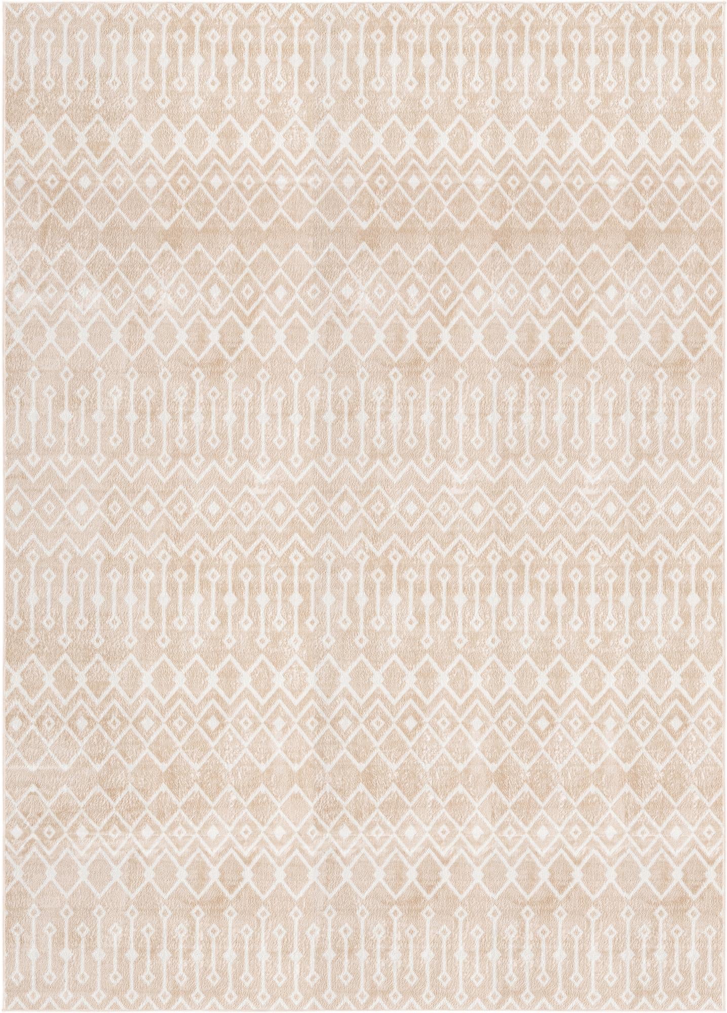 Marrakech Lattice Collection Area Rug - Essaouira (Sand)