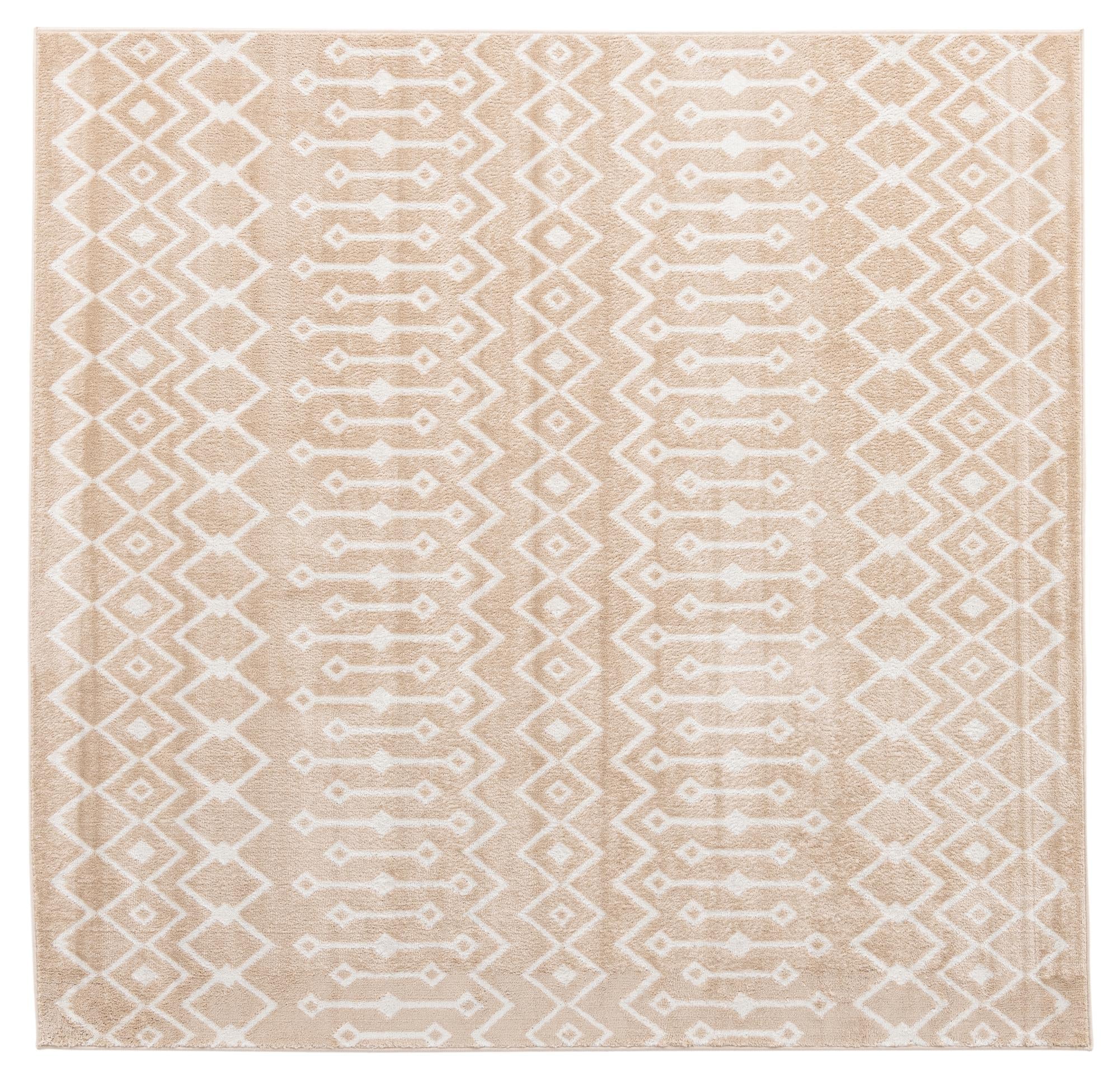 Marrakech Lattice Collection Area Rug - Essaouira (Sand)