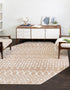 Marrakech Lattice Collection Area Rug - Essaouira (Sand)