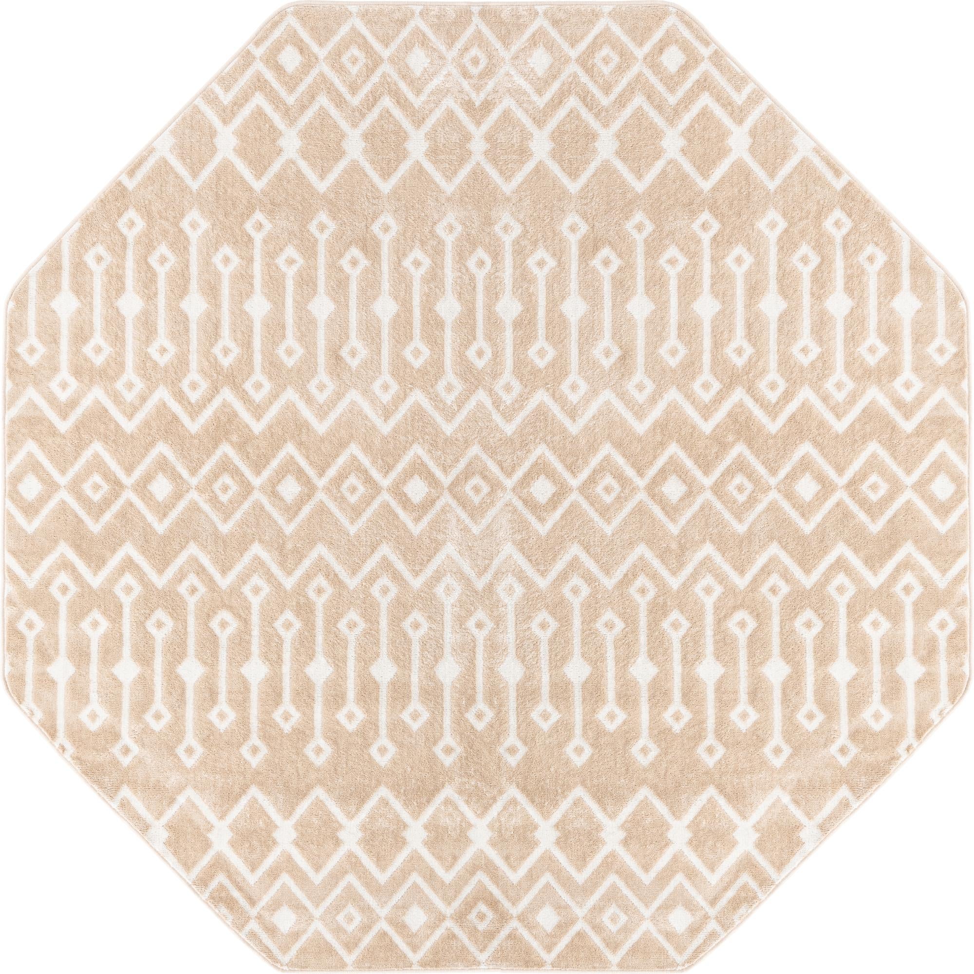 Marrakech Lattice Collection Area Rug - Essaouira (Sand)