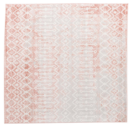 Marrakech Lattice Collection Area Rug - Essaouira (Dusty Rose)