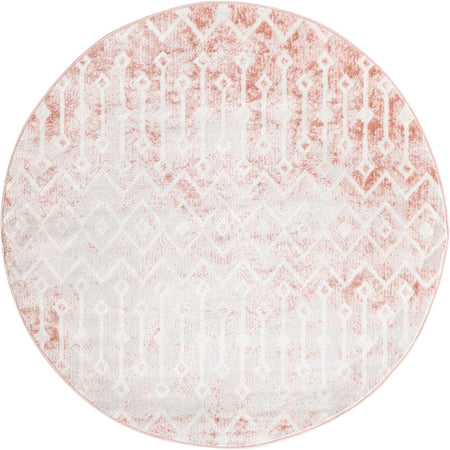 Marrakech Lattice Collection Area Rug - Essaouira (Dusty Rose)