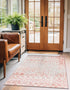 Marrakech Lattice Collection Area Rug - Essaouira (Dusty Rose)