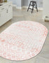 Marrakech Lattice Collection Area Rug - Essaouira (Dusty Rose)