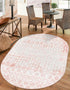 Marrakech Lattice Collection Area Rug - Essaouira (Dusty Rose)