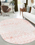 Marrakech Lattice Collection Area Rug - Essaouira (Dusty Rose)