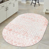 Marrakech Lattice Collection Area Rug - Essaouira (Dusty Rose) Oval Dusty Rose  lifestyle 84