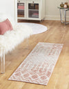 Marrakech Lattice Collection Area Rug - Essaouira (Dusty Rose) Runner Dusty Rose  lifestyle 20