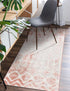 Marrakech Lattice Collection Area Rug - Essaouira (Dusty Rose)