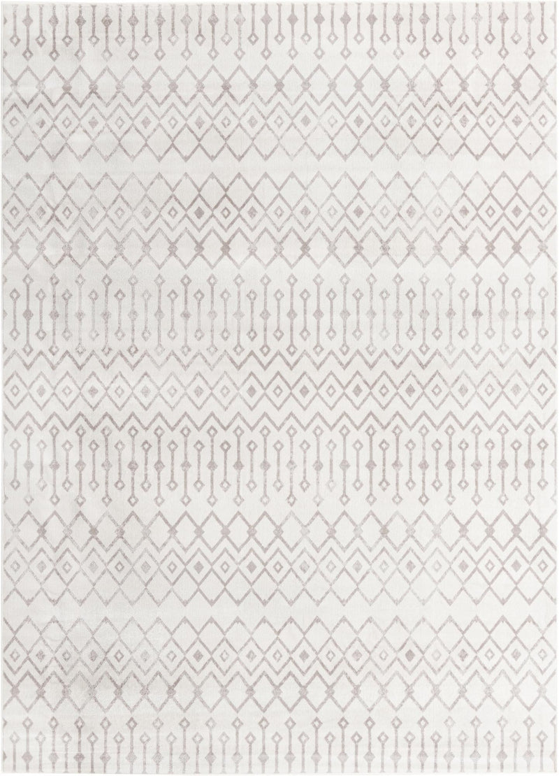 Marrakech Lattice Collection Area Rug - Essaouira (Pearl) Rectangle Pearl Main