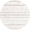 Marrakech Lattice Collection Area Rug - Essaouira (Pearl) Round Pearl  lifestyle 12