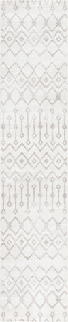 Marrakech Lattice Collection Area Rug - Essaouira (Pearl) Runner Pearl  lifestyle 13