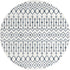 Marrakech Lattice Collection Area Rug - Essaouira (Coastal White)