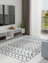 Marrakech Lattice Collection Area Rug - Essaouira (Coastal White)