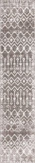 Marrakech Lattice Collection Area Rug - Essaouira (Stone Gray)