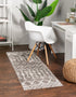 Marrakech Lattice Collection Area Rug - Essaouira (Stone Gray)