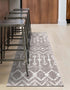 Marrakech Lattice Collection Area Rug - Essaouira (Stone Gray)