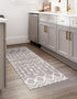 Marrakech Lattice Collection Area Rug - Essaouira (Stone Gray)