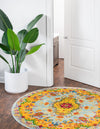 Caribbean Cove Collection Area Rug -  Nevis Round Aqua  lifestyle 43