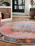 Heritage Elegance Collection Area Rug -  Winterthur (Pink)