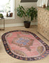 Heritage Elegance Collection Area Rug -  Winterthur (Pink)