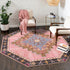 Heritage Elegance Collection Area Rug -  Winterthur (Pink)