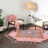 Heritage Elegance Collection Area Rug -  Winterthur (Pink)