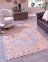 Heritage Elegance Collection Area Rug -  Blenheim Rectangle Blue  lifestyle 2