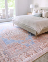 Heritage Elegance Collection Area Rug -  Blenheim Rectangle Blue  lifestyle 4