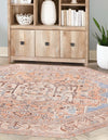 Heritage Elegance Collection Area Rug -  Blenheim Octagon Blue  lifestyle 18