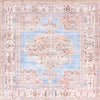 Heritage Elegance Collection Area Rug -  Blenheim Square Blue  lifestyle 14