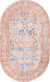 Heritage Elegance Collection Area Rug -  Charlottenburg Oval Blue  lifestyle 31