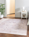 Heritage Elegance Collection Area Rug -  Charlottenburg Square Gray  lifestyle 43