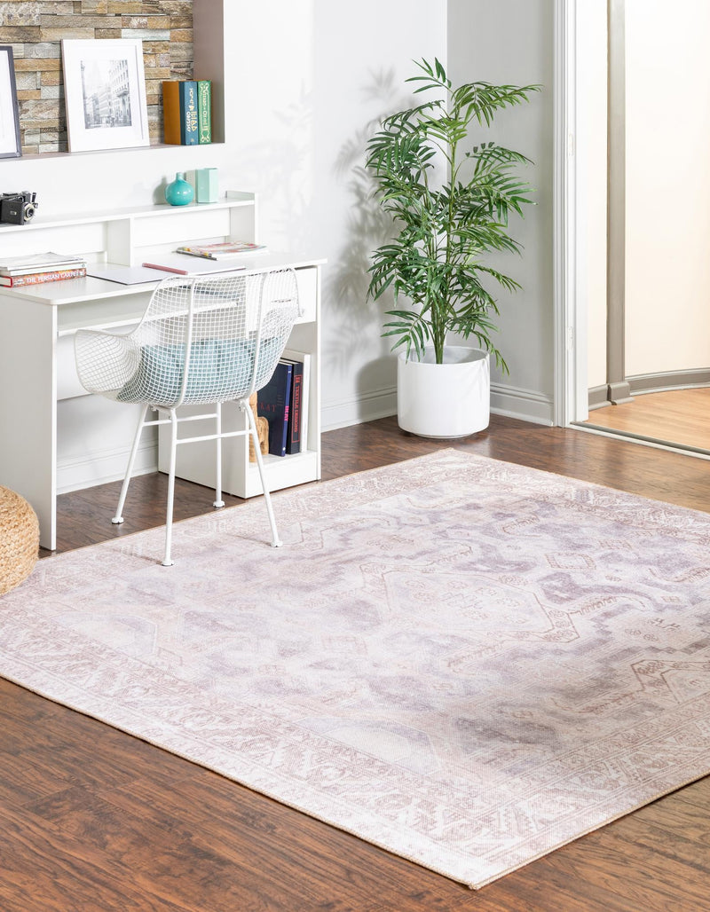 Heritage Elegance Collection Area Rug -  Charlottenburg Square Gray  lifestyle 53