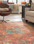 Heritage Elegance Collection Area Rug -  Windsor (Rust Red)