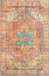 Heritage Elegance Collection Area Rug -  Windsor (Rust Red)