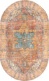 Heritage Elegance Collection Area Rug -  Windsor (Rust Red)