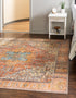 Heritage Elegance Collection Area Rug -  Windsor (Rust Red)