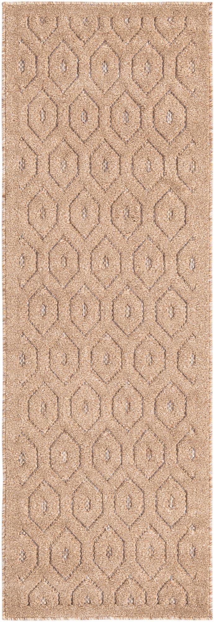 Garden Lattice Charm Collection Area Rug - Arbor (Beige)