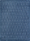 Garden Lattice Charm Collection Area Rug - Arbor (Navy Blue) Rectangle Navy Blue  lifestyle 2