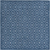 Garden Lattice Charm Collection Area Rug - Arbor (Navy Blue) Square Navy Blue  lifestyle 22